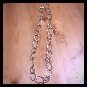 16 in gold link necklace